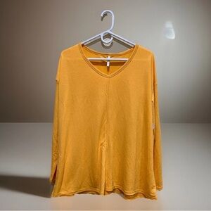 JW Style Yellow Long Sleeve Top Size S